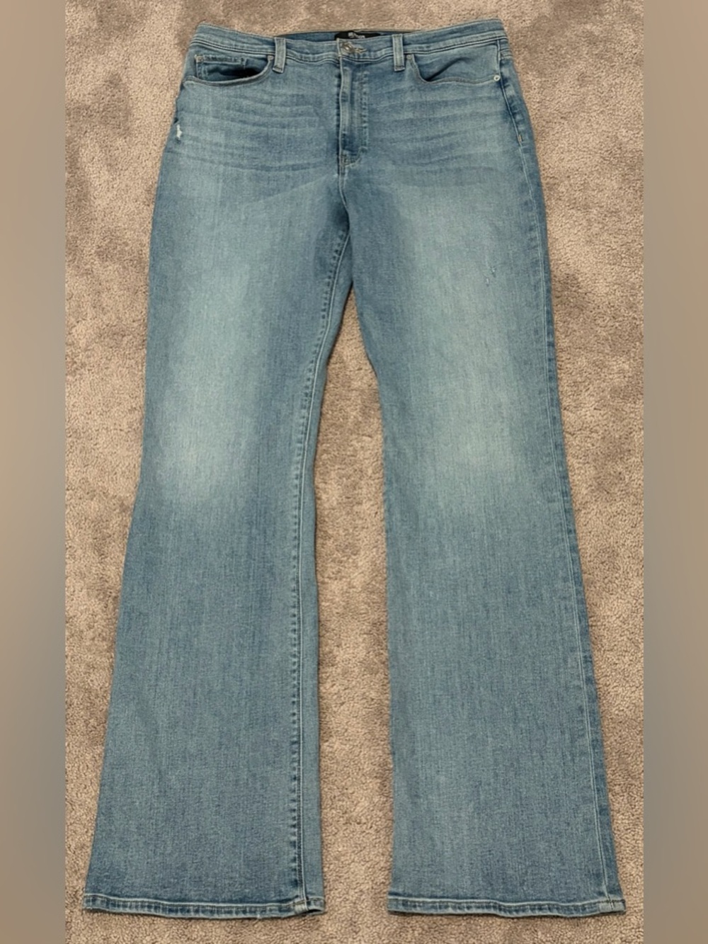 Hudson Jeans Women’s 34 Barbara Boot Cut High Rise Stretch Denim Measured 32x33